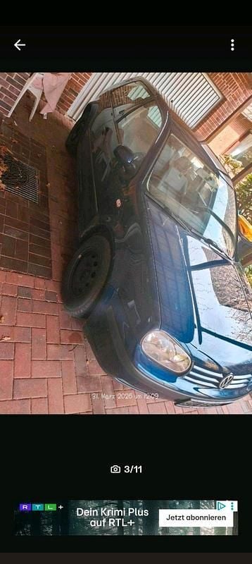 Gebraucht VW Golf IV 75 PS (55 kW) 2001 Blau Kleinwagen