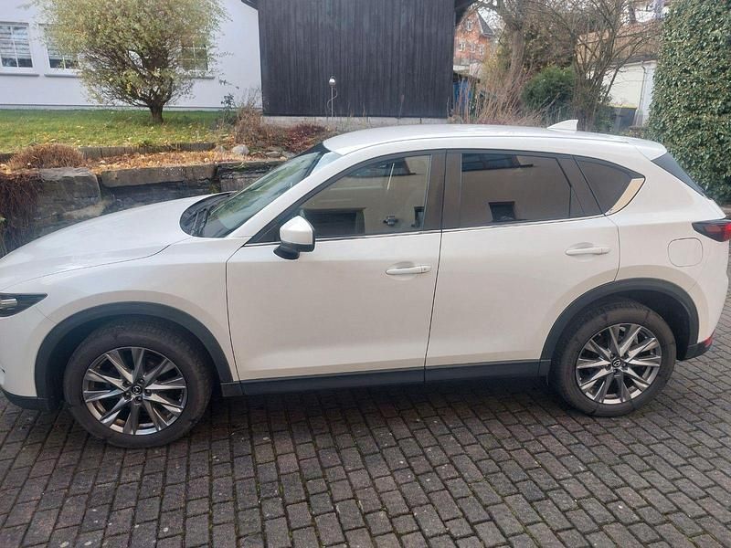 Gebraucht Mazda CX-5 Exclusive-Line 165 PS (121 kW) 2021 Weiß SUV