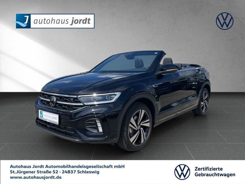 Schwarz Neu 2025 VW T-Roc Cabriolet R-line Cabrio | 39.930 € (Superpreis) - Bild 1/4