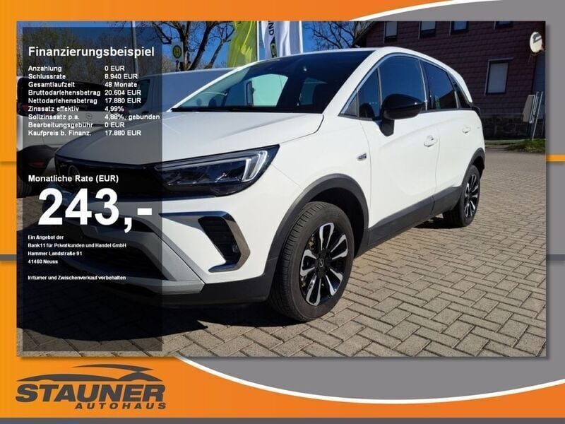 Artis weiß Gebraucht 2024 Opel Crossland Elegance SUV | 17.880 € (Superpreis) - Bild 1/4
