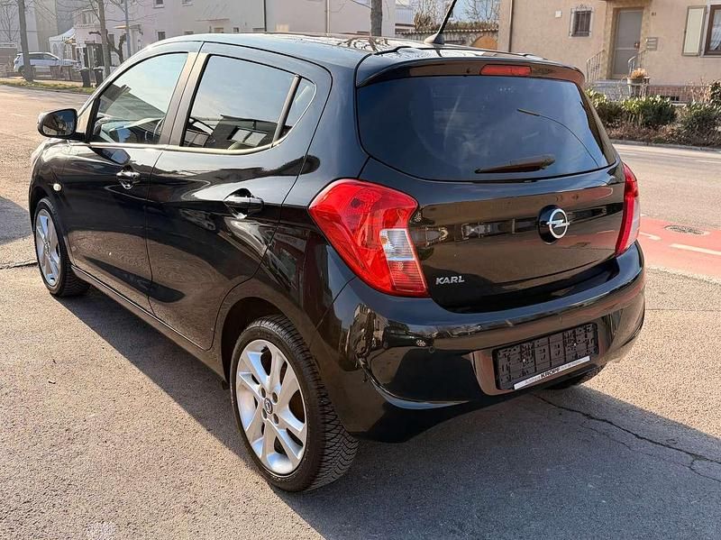 Używany Opel Karl Exklusiv 75 KM (55 kW) 2015 Czarny Hatchback
