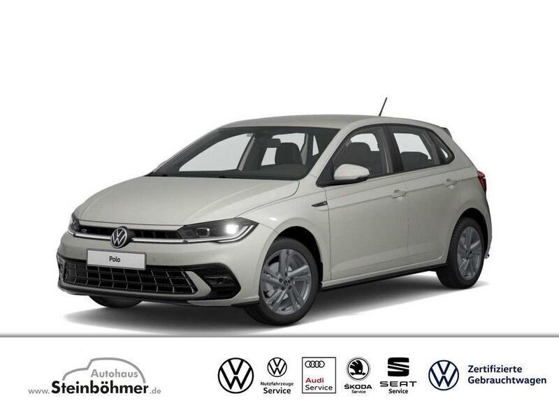 Uranograu (grau) Gebraucht 2022 VW Polo R-line Limousine | 24.161 € (Teuer) - Bild 1/4