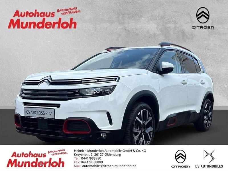 Weiss Gebraucht 2021 Citroën C5 Aircross Shine SUV | 19.590 € (Etwas zu teuer) - Bild 1/4
