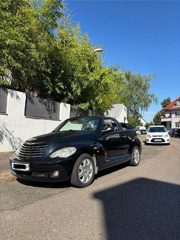 Schwarz Gebraucht 2005 Chrysler PT Cruiser Limited Cabrio | 2.500 € - Bild 1/4