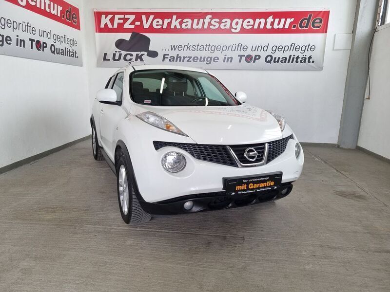 Weiß Gebraucht 2012 Nissan Juke Tekna SUV | 8.480 € (Etwas zu teuer) - Bild 1/4