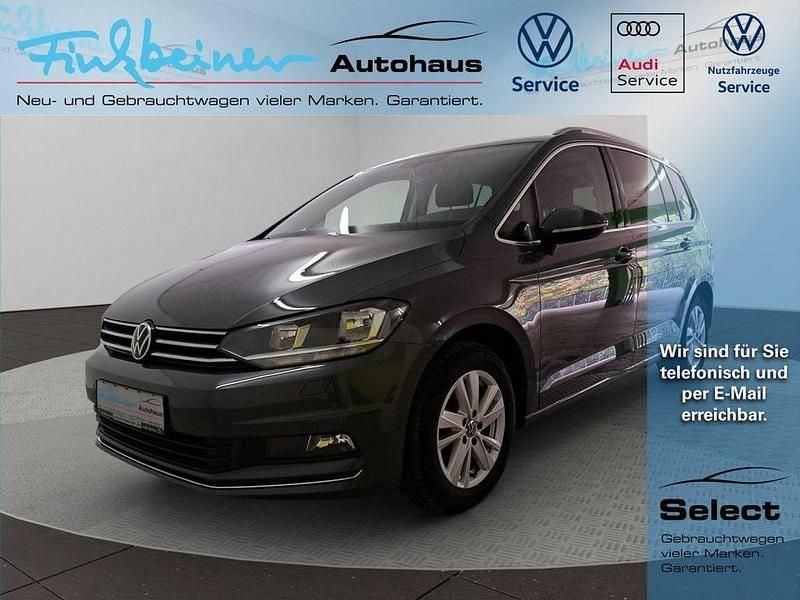 Delfingrau, metallic Gebraucht 2022 VW Touran Highline Van / Kleinbus | 27.900 € (Guter Preis) - Bild 1/4