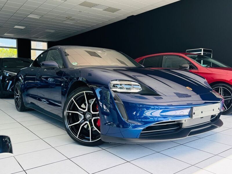 Blau Gebraucht 2023 Porsche Taycan 4S Limousine | 69.990 € (Superpreis) - Bild 1/4