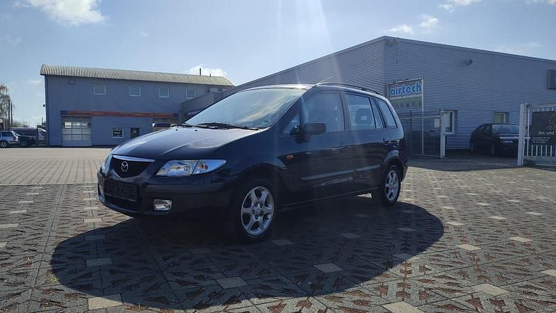 Gebraucht Mazda Premacy Comfort 101 PS (74 kW) 1999 Blau Van / Kleinbus