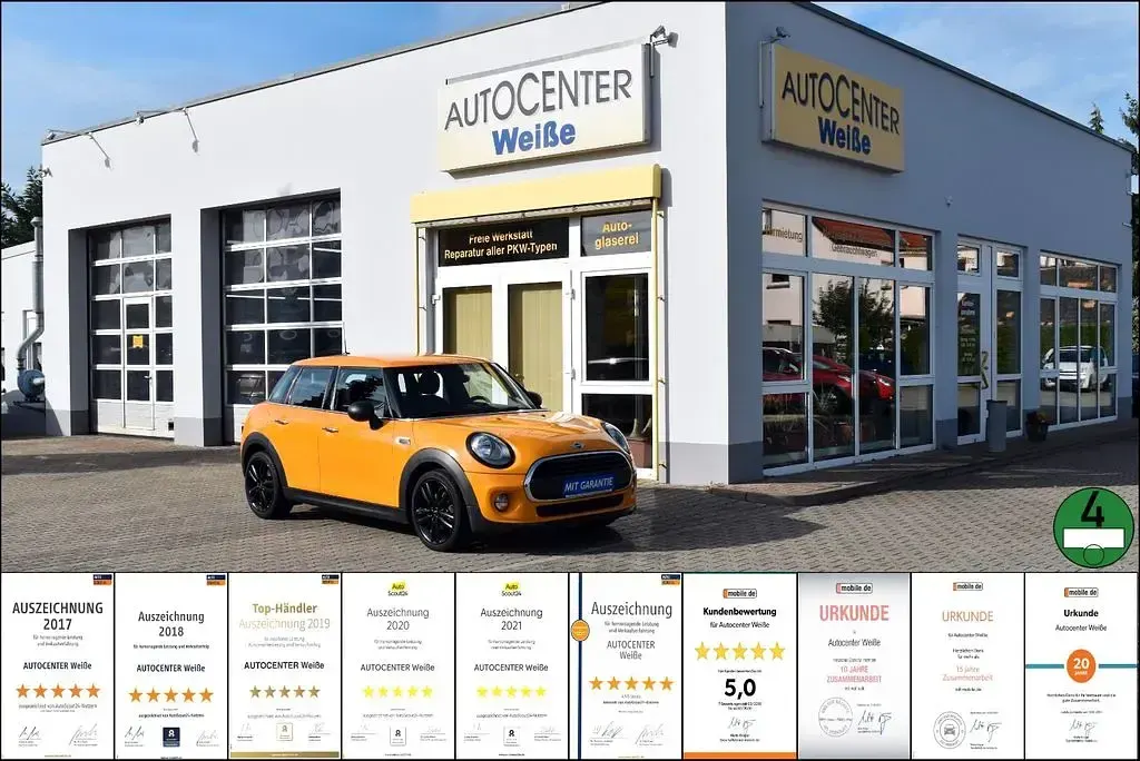 Used Mini ONE 75 HP (55 kW) 2016 Orange Hatchback