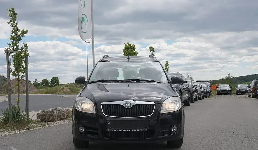 Gebraucht Skoda Roomster Style 86 PS (63 kW) 2007 Schwarz Van / Kleinbus