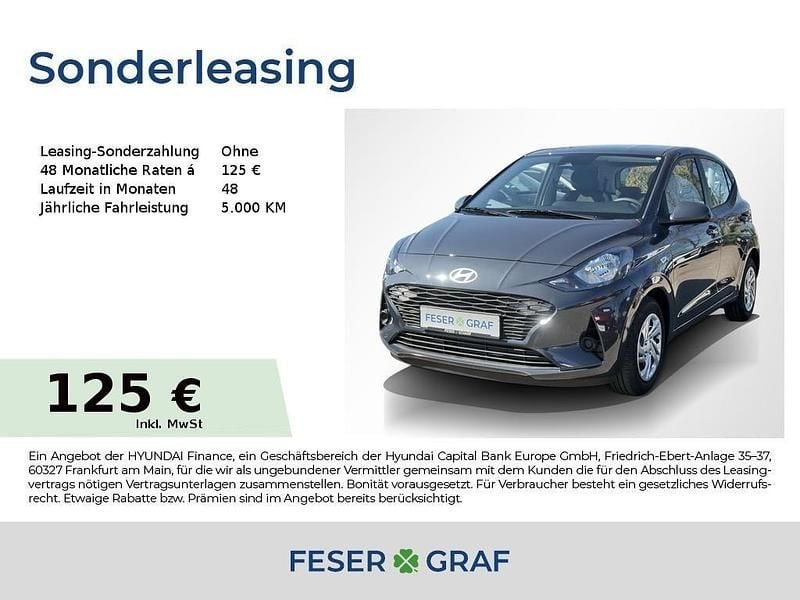 Grau Neu 2025 Hyundai i10 Select Kleinwagen | 13.980 € (Superpreis) - Bild 1/4
