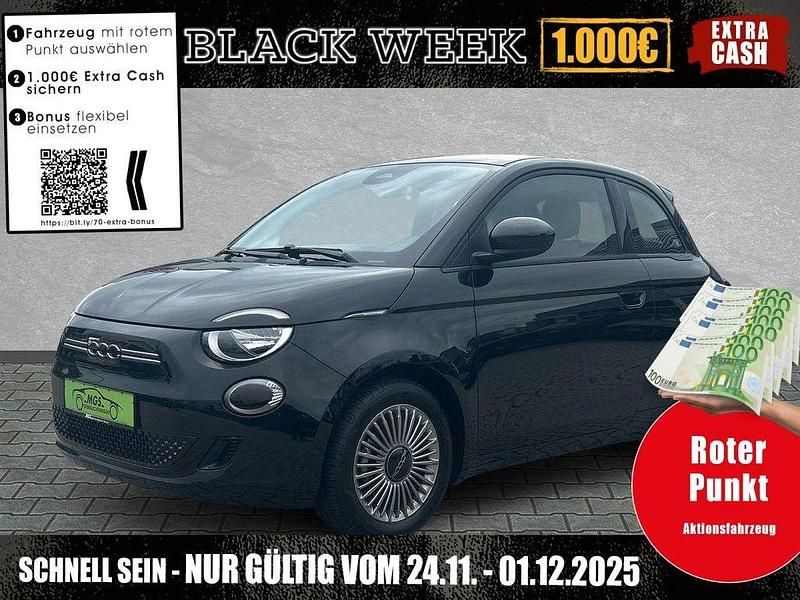 Onyx schwarz Gebraucht 2023 Fiat 500e Icon Kleinwagen | 15.590 € (Fairer Preis) - Bild 1/4
