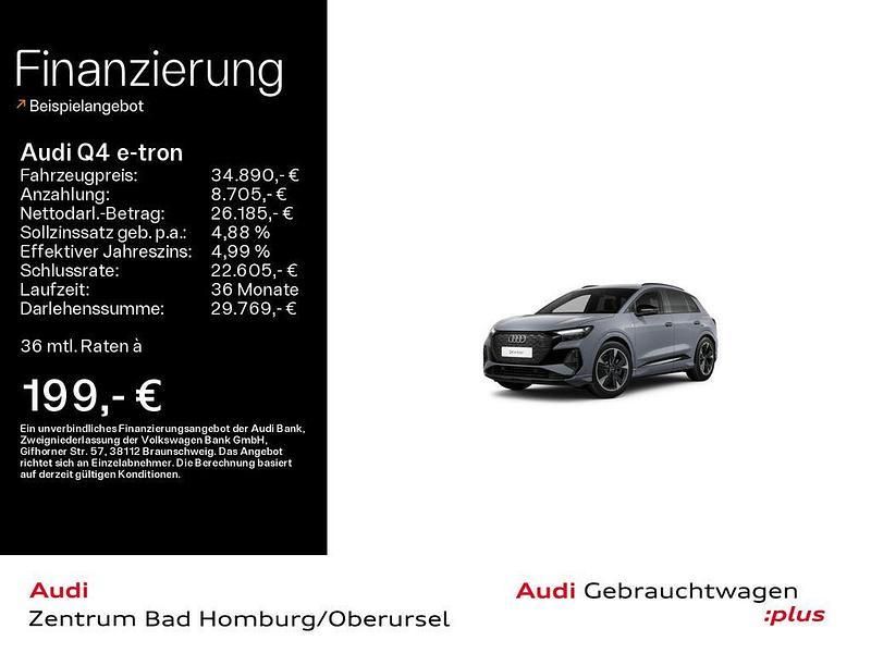 Kieselgrau Gebraucht 2022 Audi Q4 e-tron Ambiente SUV | 34.890 € (Fairer Preis) - Bild 1/4