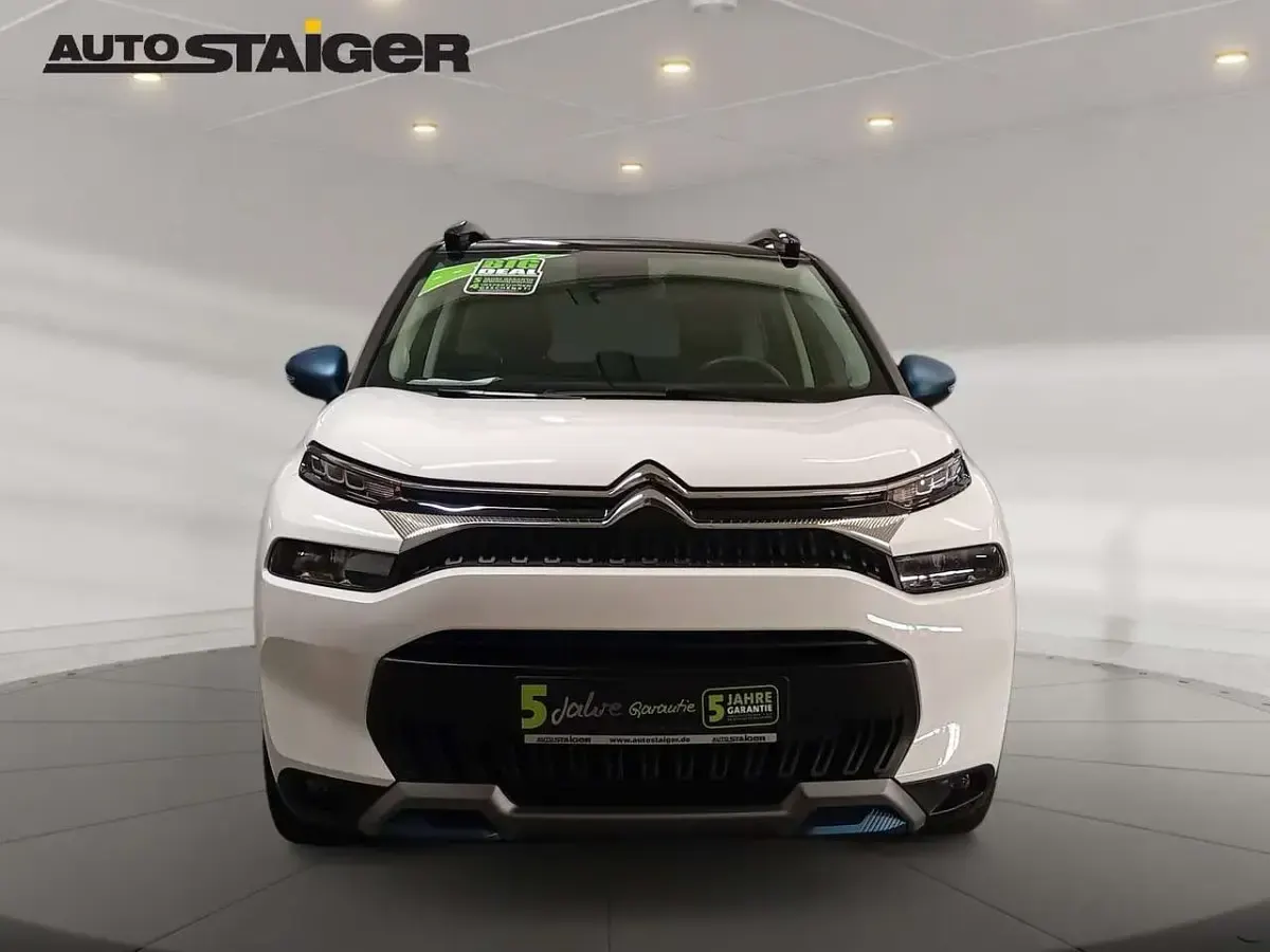 Gebraucht Citroën C3 Aircross Rip Curl 110 PS (80 kW) 2023 Lack weiss banquise/typ aussen SUV