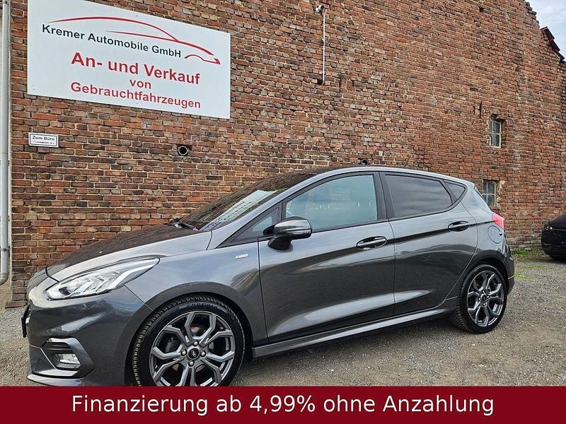Grau Gebraucht 2018 Ford Fiesta ST-Line Kleinwagen | 9.990 € (Fairer Preis) - Bild 1/4