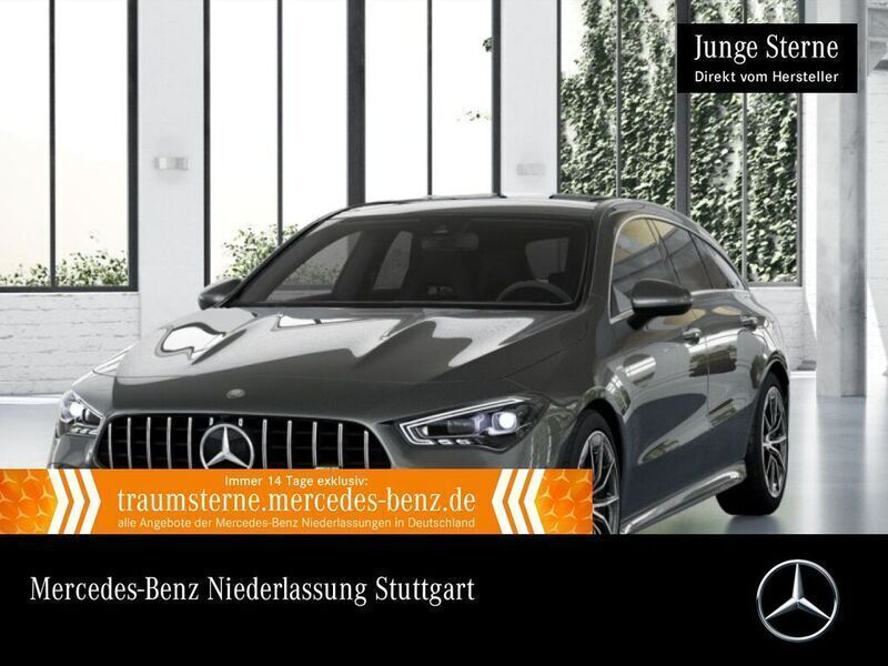 Grau Gebraucht 2024 Mercedes CLA35 AMG Premium Limousine | 47.990 € (Superpreis) - Bild 1/3