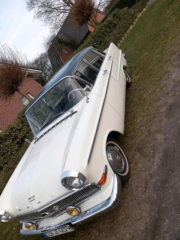 Weiß Gebraucht 1963 Opel Kapitän Limousine | 18.950 € - Bild 1/4