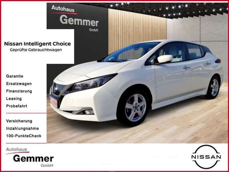 White (s) Gebraucht 2021 Nissan Leaf Kleinwagen | 16.990 € (Teuer) - Bild 1/4