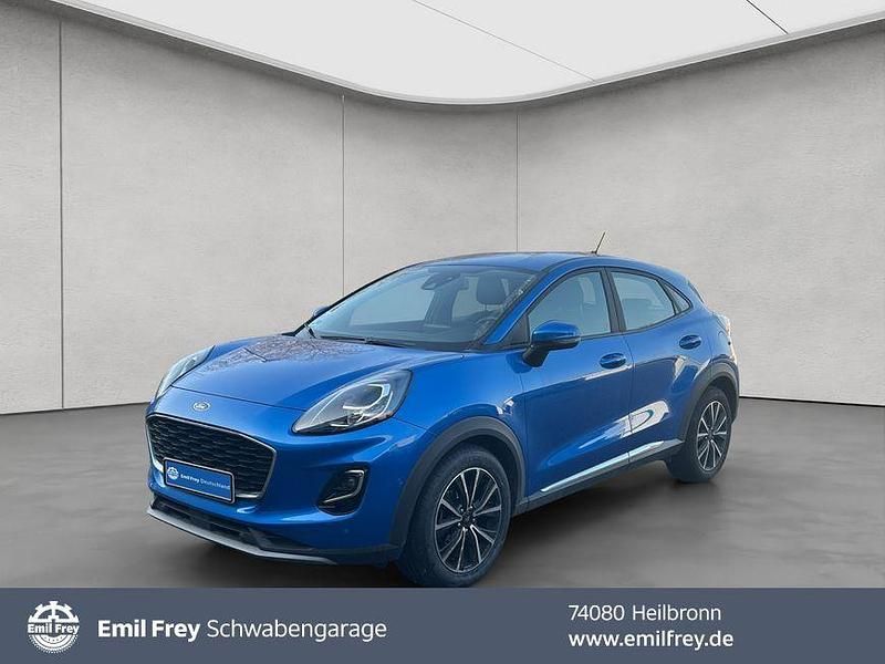 Desert island blue Gebraucht 2021 Ford Puma Titanium SUV | 14.890 € (Fairer Preis) - Bild 1/4