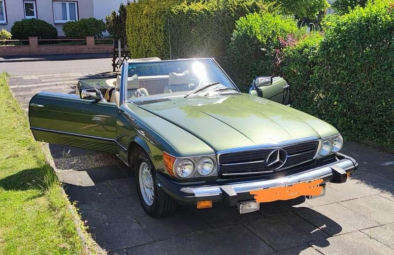 Gebraucht Mercedes SL450 224 PS (164 kW) 1976 Grün Cabrio