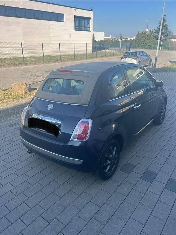 Second-hand Fiat 500C 69 CP (50 kW) 2010 Albastru Cabrio
