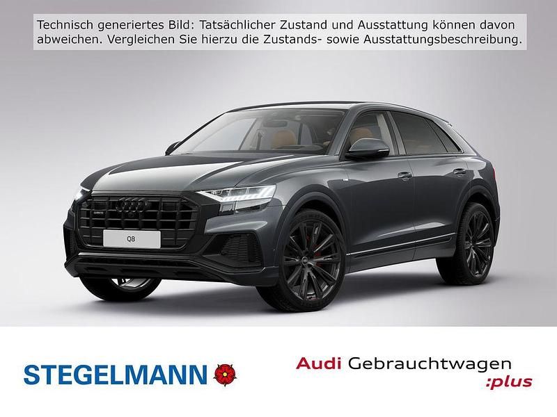 Grün Gebraucht 2022 Audi Q8 S-Line SUV | 79.770 € (Teuer) - Bild 1/4