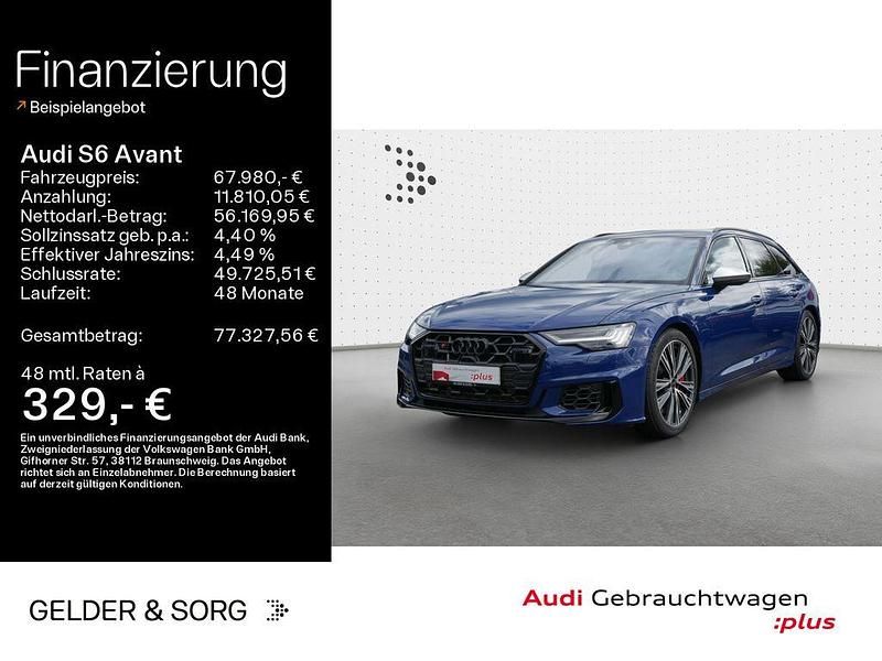 Ascariblau metallic Gebraucht 2024 Audi S6 Performance Kombi | 67.980 € (Guter Preis) - Bild 1/4