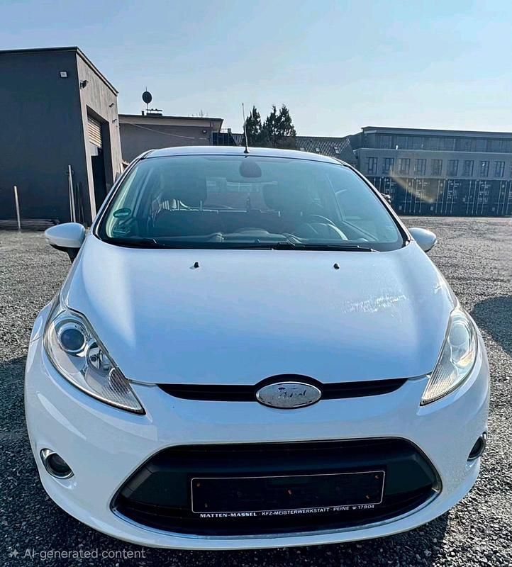 Gebraucht Ford Fiesta 82 PS (60 kW) 2010 Weiß Kleinwagen