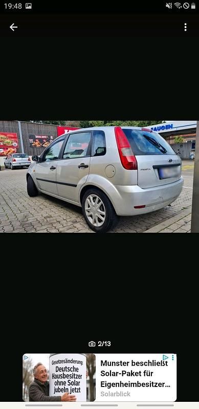 Gebraucht Ford Fiesta 80 PS (58 kW) 2004 Silber Kleinwagen