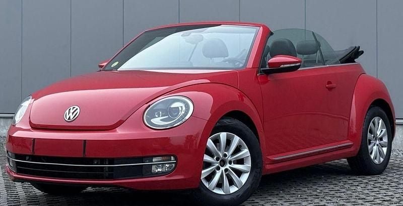 Rot Gebraucht 2013 VW Beetle Design Cabrio | 11.940 € (Fairer Preis) - Bild 1/4