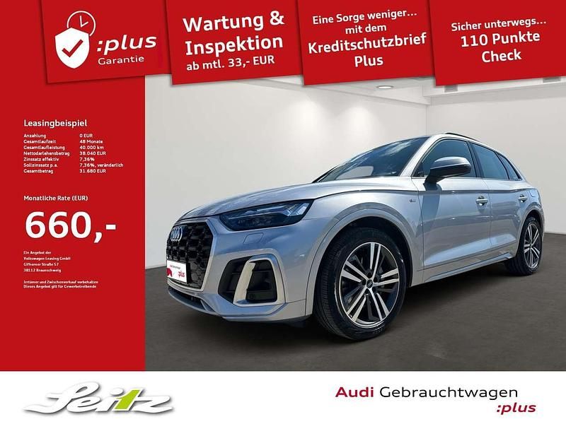 Florettsilber metallic Gebraucht 2021 Audi Q5 Comfort SUV | 38.040 € (Fairer Preis) - Bild 1/3