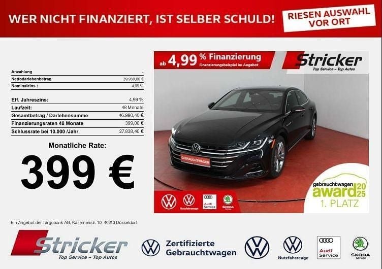 Deep black perleffekt Gebraucht 2025 VW Arteon Limousine | 37.998 € (Fairer Preis) - Bild 1/4