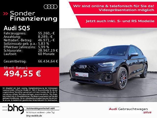 Mythosschwarz metallic Gebraucht 2023 Audi SQ5 Business SUV | 55.260 € (Guter Preis) - Bild 1/4
