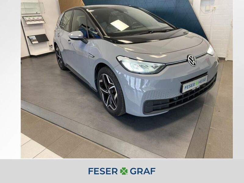 Mondsteingrau schwarz Gebraucht 2021 VW ID.3 Pro Kleinwagen | 18.440 € (Fairer Preis) - Bild 1/4