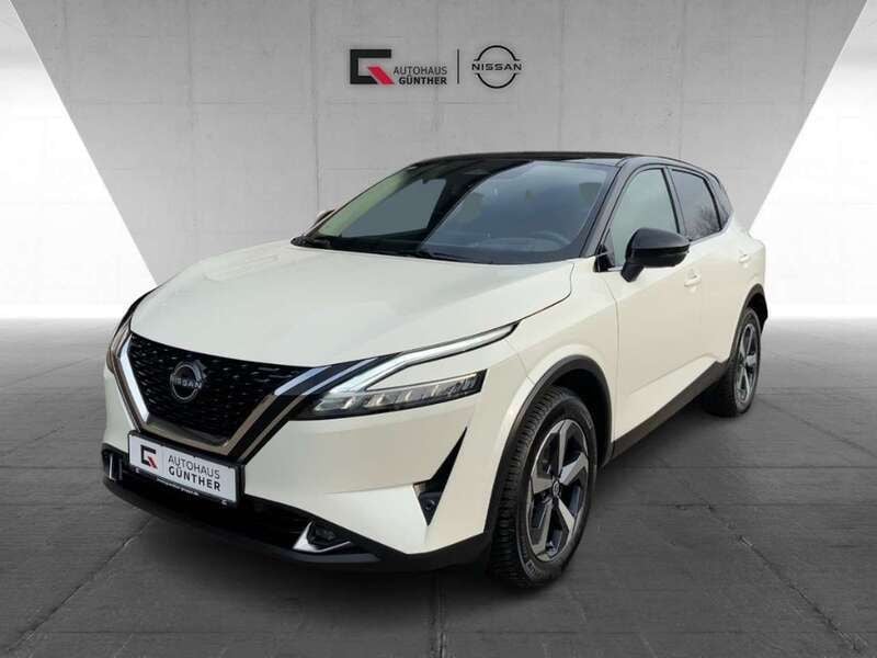 Pearl white/black m Gebraucht 2023 Nissan Qashqai N-Connecta SUV | 28.490 € (Fairer Preis) - Bild 1/4