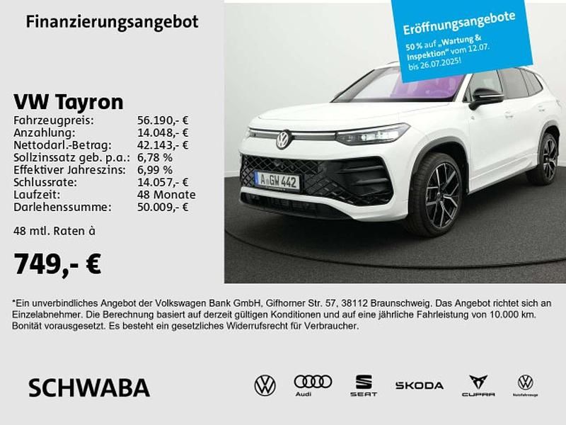 Pure white Gebraucht 2025 VW Tayron R-line SUV | 56.190 € (Superpreis) - Bild 1/4