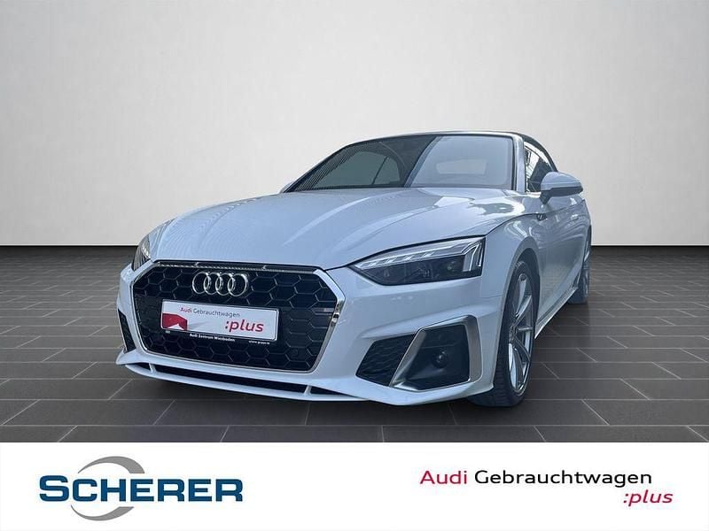 Weiß Gebraucht 2024 Audi A5 Cabriolet S-Line Cabrio | 42.890 € (Guter Preis) - Bild 1/4