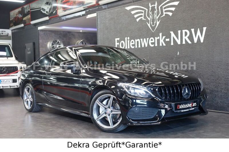 Schwarz Gebraucht 2016 Mercedes C200 AMG Coupé | 16.950 € (Fairer Preis) - Bild 1/4