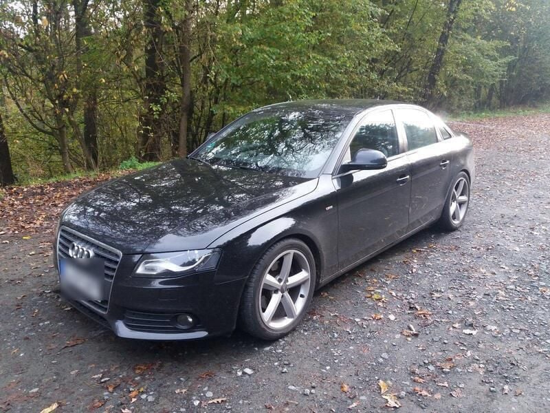 Schwarz Gebraucht 2008 Audi A4 S-Line Limousine | 6.700 € (Fairer Preis) - Bild 1/4