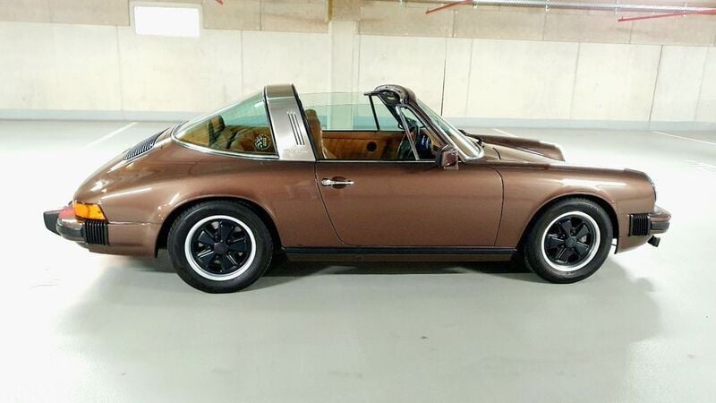 Braun Gebraucht 1977 Porsche 911S Cabrio | 77.911 € - Bild 1/4
