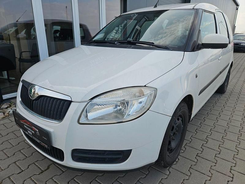 Gebraucht Skoda Roomster Style 69 PS (50 kW) 2009 Weiß Van / Kleinbus
