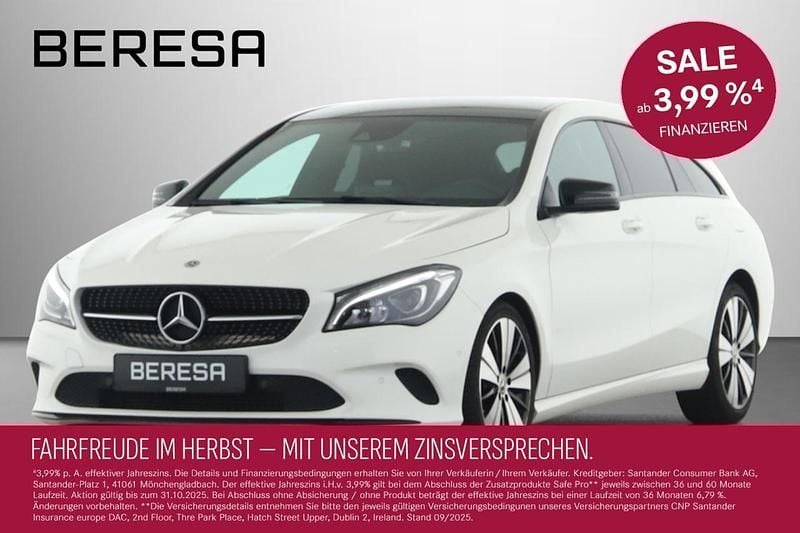 Unilack polarweiß Gebraucht 2018 Mercedes CLA220 Shooting Brake Urban Kombi | 19.980 € (Superpreis) - Bild 1/4