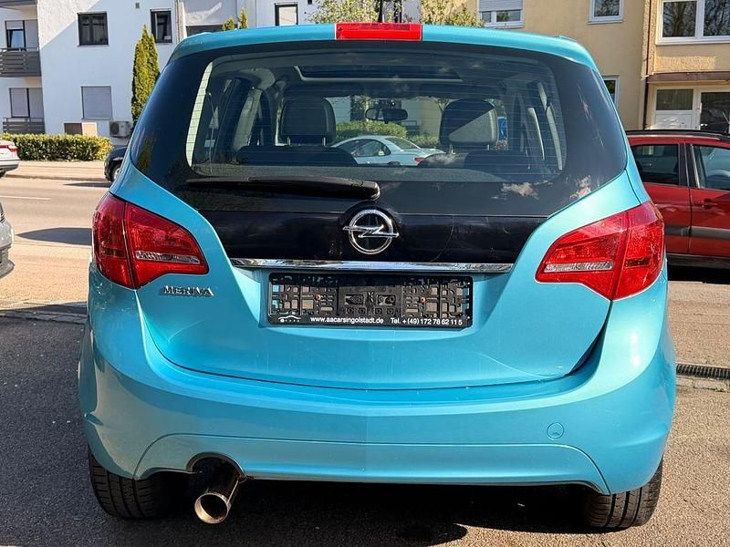 Gebraucht Opel Meriva Edition 101 PS (74 kW) 2010 Blau Van / Kleinbus