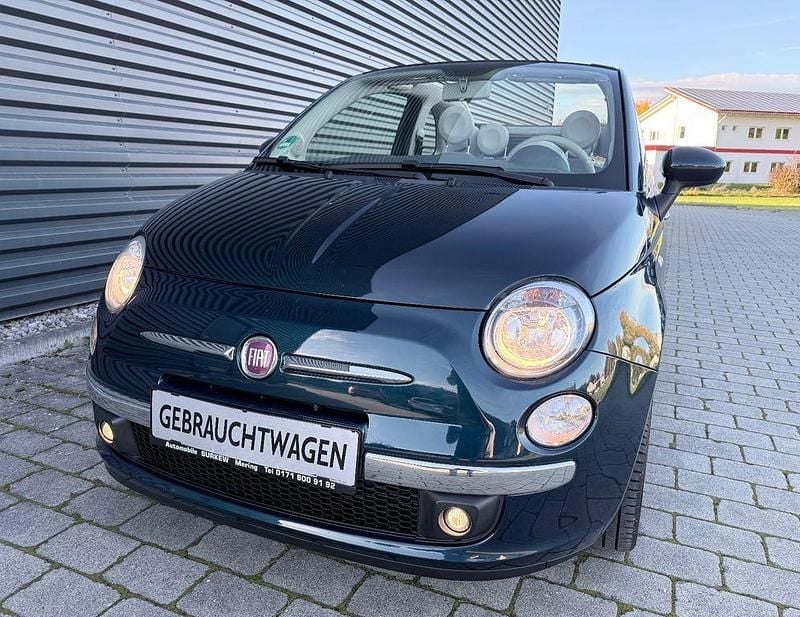 Gebraucht Fiat 500 Lounge 69 PS (50 kW) 2013 Blau Cabrio