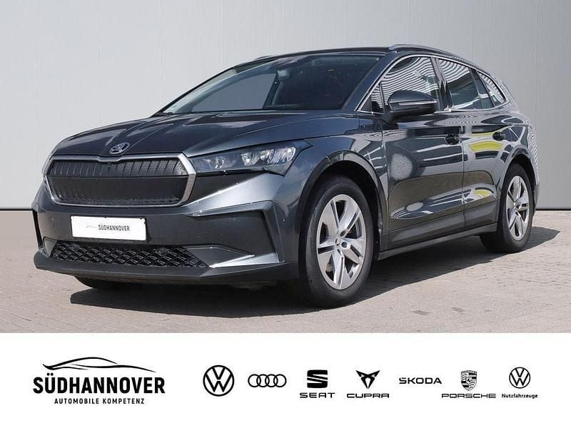 Quarzgrau metallic Gebraucht 2021 Skoda Enyaq iV Loft SUV | 28.790 € (Fairer Preis) - Bild 1/4