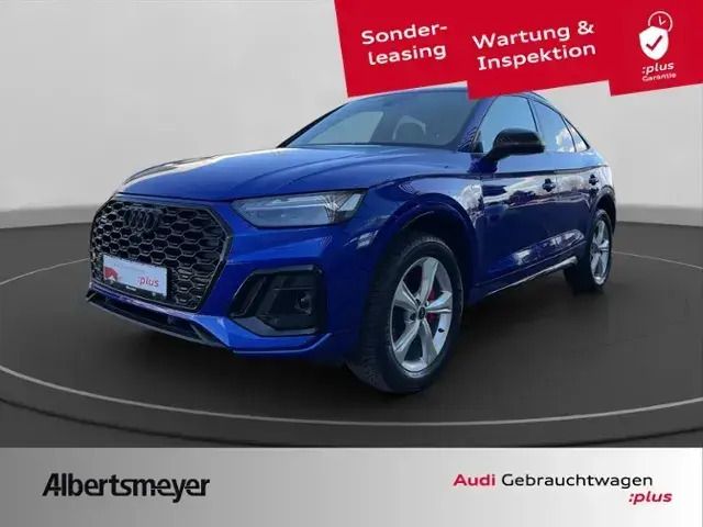 Blau Gebraucht 2024 Audi Q5 S-Line SUV | 55.876 € - Bild 1/4