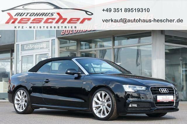 Gebraucht Audi A5 Cabriolet S-Line 170 PS (125 kW) 2014 Schwarz Cabrio