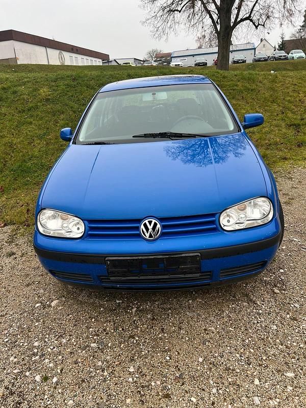 Blau Gebraucht 1999 VW Golf IV Kleinwagen | 599 € (Superpreis) - Bild 1/4