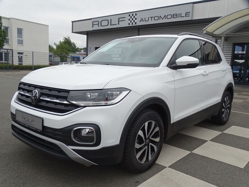 Weiß pure white Gebraucht 2022 VW T-Cross Active SUV | 16.980 € (Guter Preis) - Bild 1/4