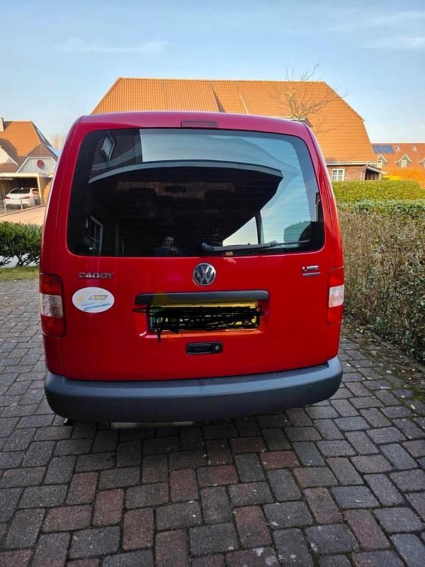 Gebraucht VW Caddy Life 110 PS (80 kW) 2009 Rot Van / Kleinbus